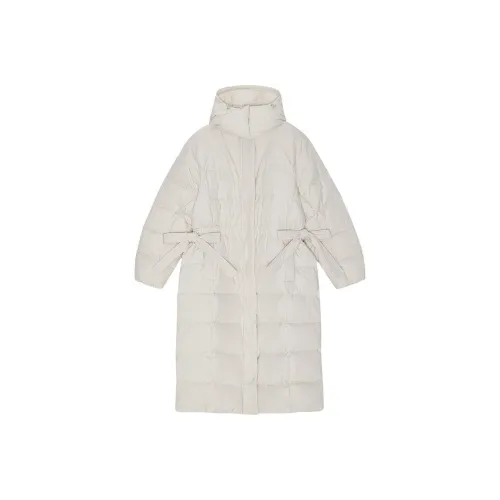 GANNI FW24 Пуховик Женские Tofu Розовый Серый