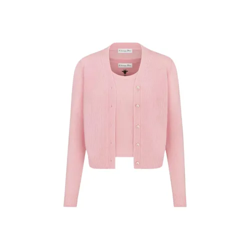 DIOR Кашемир Свитер Женские Розовый