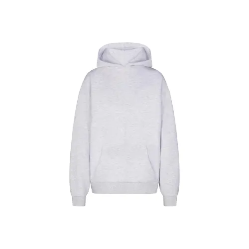 SKIMS Cotton Fleece OVERSIZED Hoodie Sweatshirt Women's Light Melange GREY Light Photinia GREY SKIMS Хлопок Флис OVERSIZED Толстовка Толстовка Женская Светлый Меланж GREY Светлый Фотиния GREY