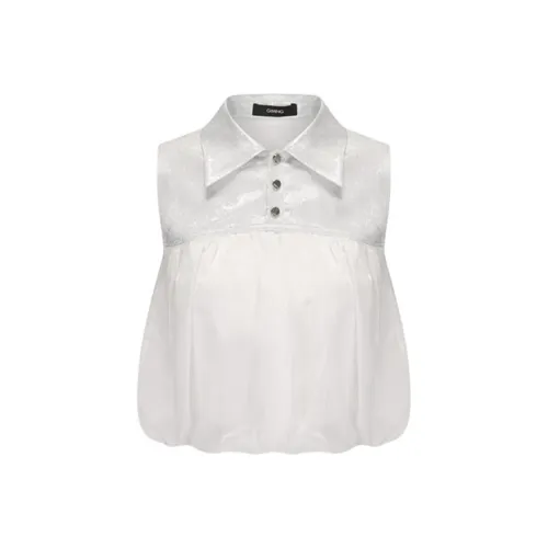 GIMING Рубашка Женская Серебряная Белая