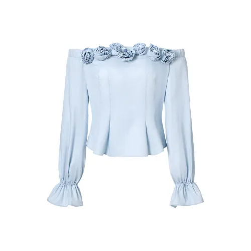 TAMMY TANGS Синие Женские Рубашки