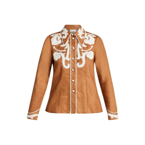 ALEMAIS Коричневые Женские Рубашки