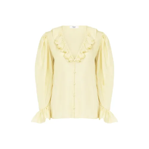 Chloé Желтые Женские Рубашки