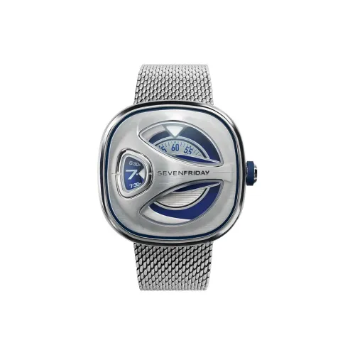 SEVENFRIDAY Автоматический Механический Часы для мужчин 44,5mm*44mm Синий