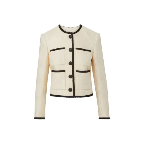 Veronica Beard Куртки и Пальто Женские Белые