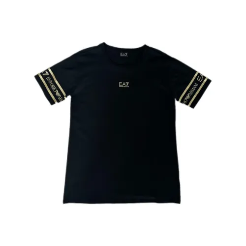 EMPORIO ARMANI EA7 Черные Женские Футболки