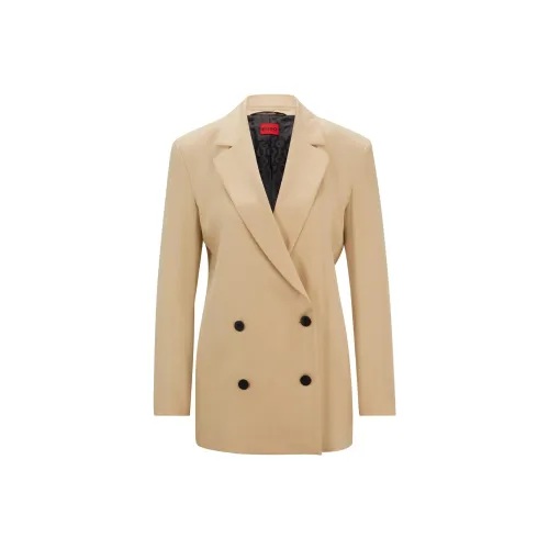 Hugo Boss Куртки и Пальто Женские Светлый Бежевый