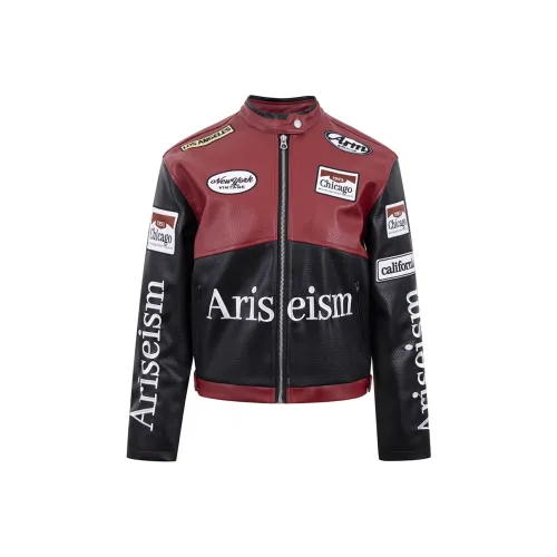 Ariseism Осенний Зимний Премиум Облегающий крой Байкерская куртка Топ Женские