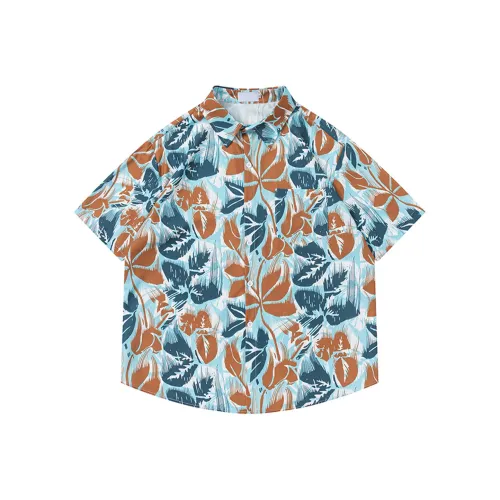 BEAR UNION Рубашка Унисекс Павлин Синий