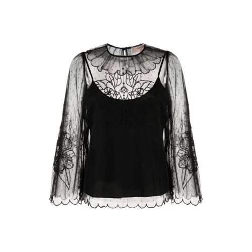 TWINSET Milano Рубашка Женская Черная