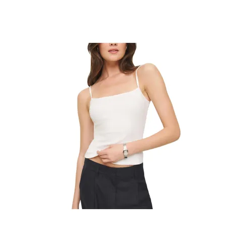Reformation Avi Танк Топ на бретелях Женская Белая