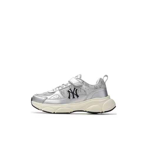 MLB New York Yankees Детские беговые кроссовки Low Top Silver Kids