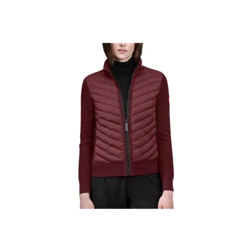 Canada Goose HyBridge Series FW22 Пуховик Женский Ягодный Красный