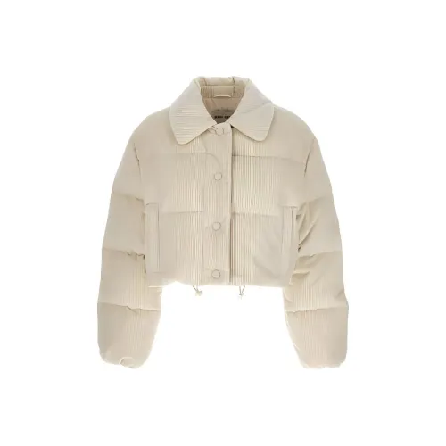 MIU MIU SS23 Пуховик Женская Белая