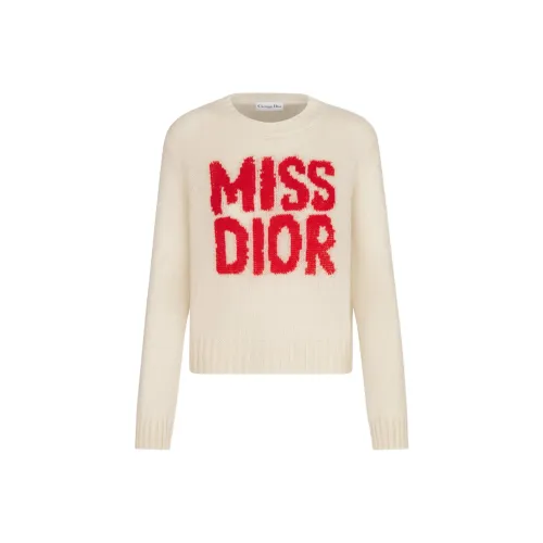 DIOR Miss Dior Кашемировый свитер женский светлый умбра