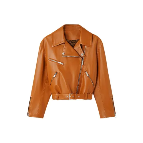 VERSACE Коричневые Женские Куртки