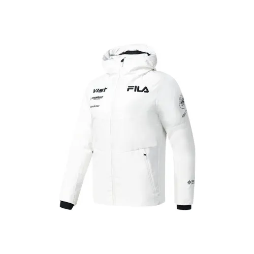 FILA Пуховик Женская Белая Нефритовая