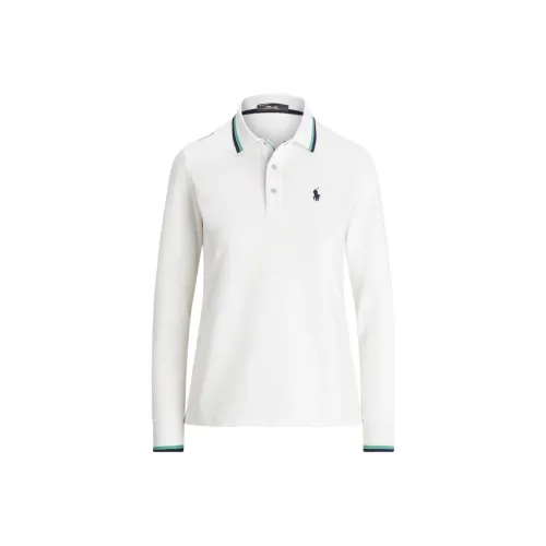 Ralph Lauren FW24 Поло Женское Фарфорово-белое