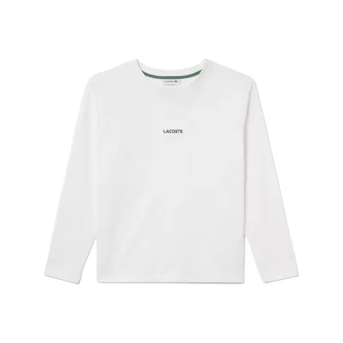 LACOSTE Стандартная футболка Женская Белая