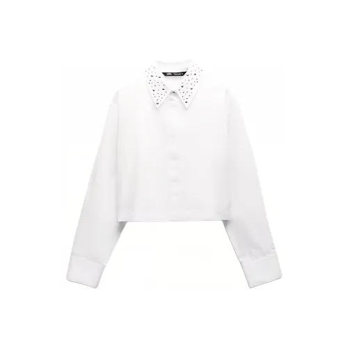 ZARA Белые Женские Рубашки