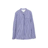 Синий Белый Полосы [С флисовой подкладкой]