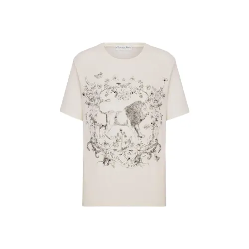 DIOR Белые Женские Футболки