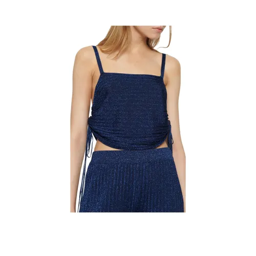 ROCHAS Топ на бретелях Женский Морской Синий