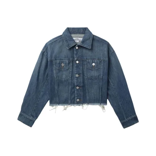 A.P.C SS24 Куртки Пальто Женские Индиго