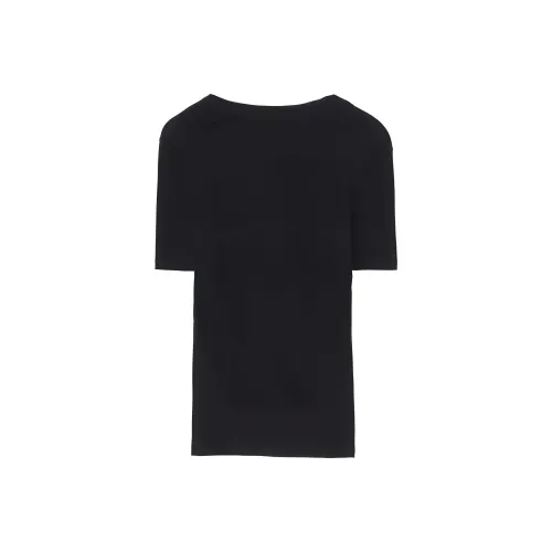 Yohji Yamamoto Черные Женские T-рубашки