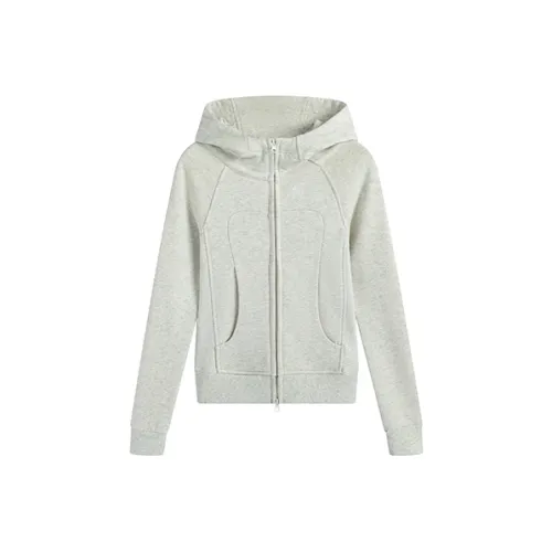 KING PRINCE Толстовка Универсальная Sports Casual Осенняя Путешествие Женская Белая Фотиния Серый