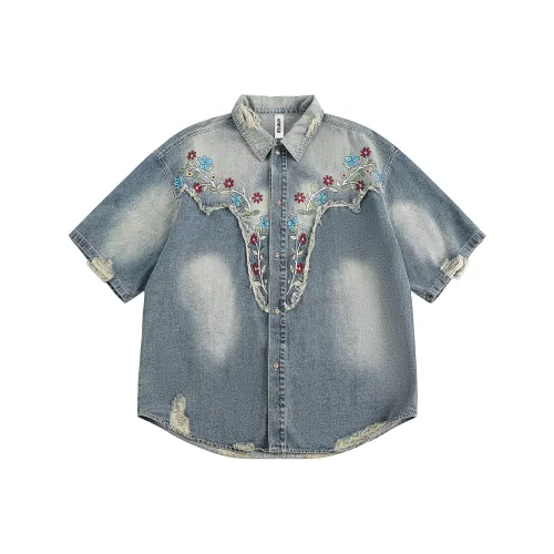 BEAR UNION Рубашка Унисекс Небесно-Синий