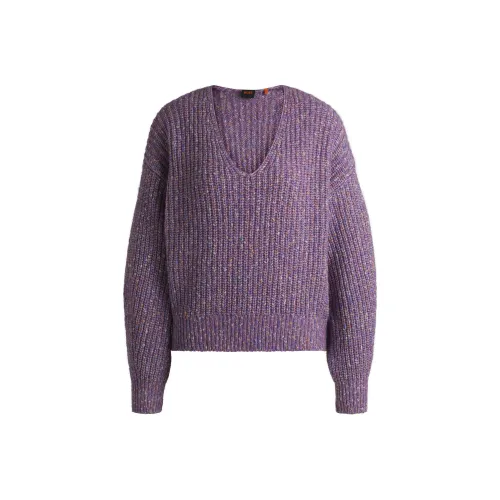 HUGO BOSS Фиолетовый Женские Трикотаж