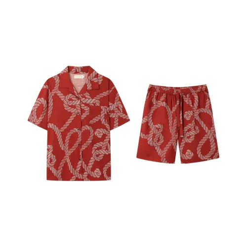 CICADAHOME Пижамный комплект мужской красный