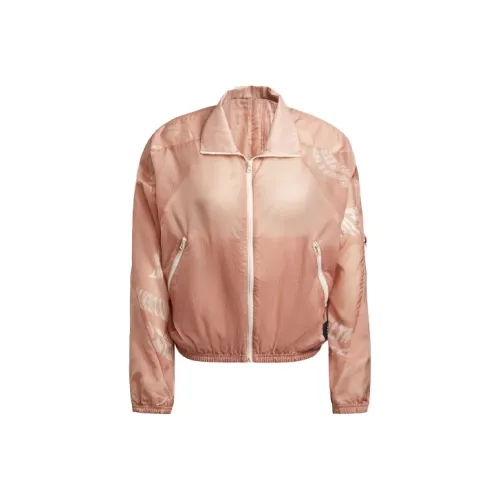 Adidas Красно-розовые Женские Куртки