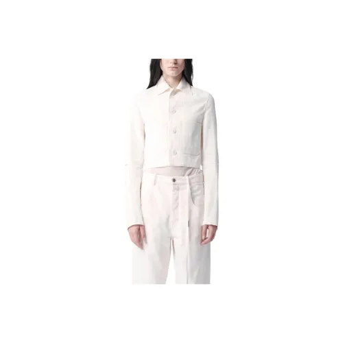 Ann Demeulemeester Phae Atelier Разобранный Куртка Куртки Пальто Женская Белая