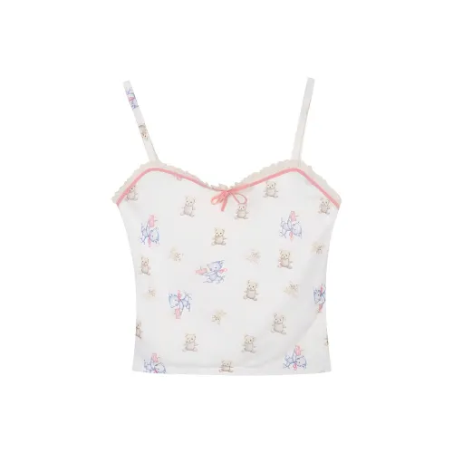 XINBANGBANG Топ на бретелях Женский Абрикос