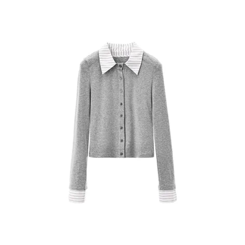 SINBOS Холодный серый Женская трикотажная одежда