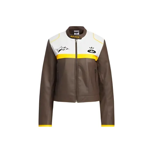 Adidas Originals Куртки и Пальто Женские Коричневый Белый