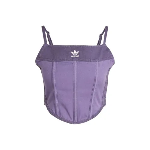 Adidas Originals Топ на бретелях Женский Фиолетовый