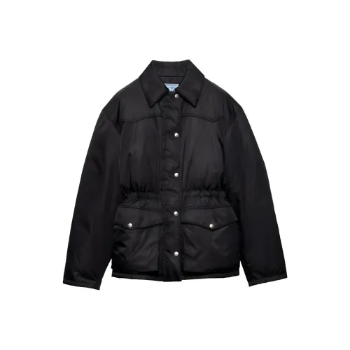 PRADA RE Нейлон Черный Женские Куртки