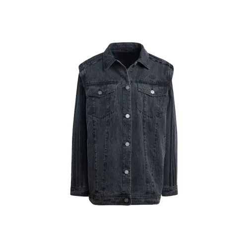 Adidas Originals Деним Рубашка JKT Куртка Женская Черная