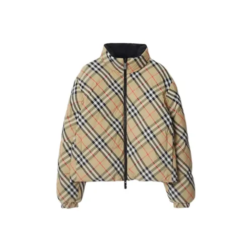 Burberry Пуховик Женский Коричневый