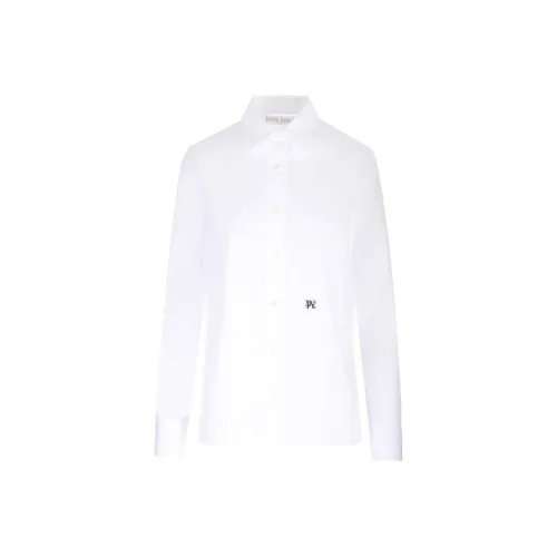 PALM ANGELS Рубашка Женская Белая