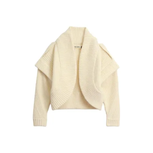 ZARA SRPLS Series Белый Женские Трикотаж