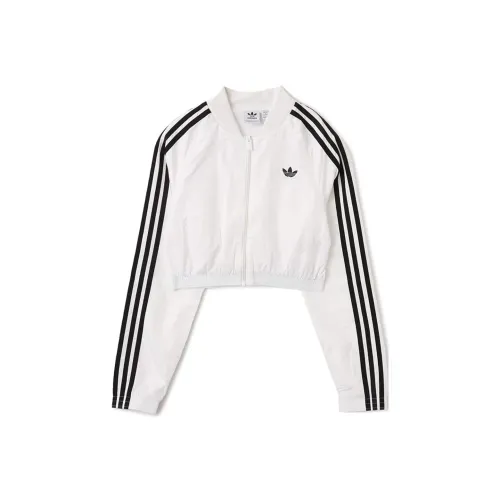 Adidas Originals TEAMGEIST Дорожка Куртки Пальто Женские Белые