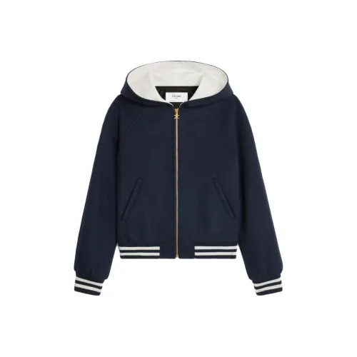 CELINE Морской синий Женские Куртки