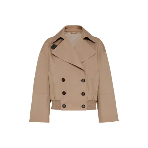 Brunello Cucinelli Коричневые Женские Куртки