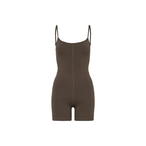 ARITZIA Golden LIFE Divinity 5' Romper Комбинезон Женские Rich Mocha Brown