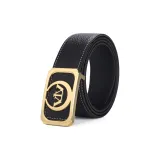 Золотая пряжка, коричневый ремешок