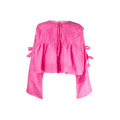 NATASHA ZINKO Рубашка Женская Неоновый Розовый